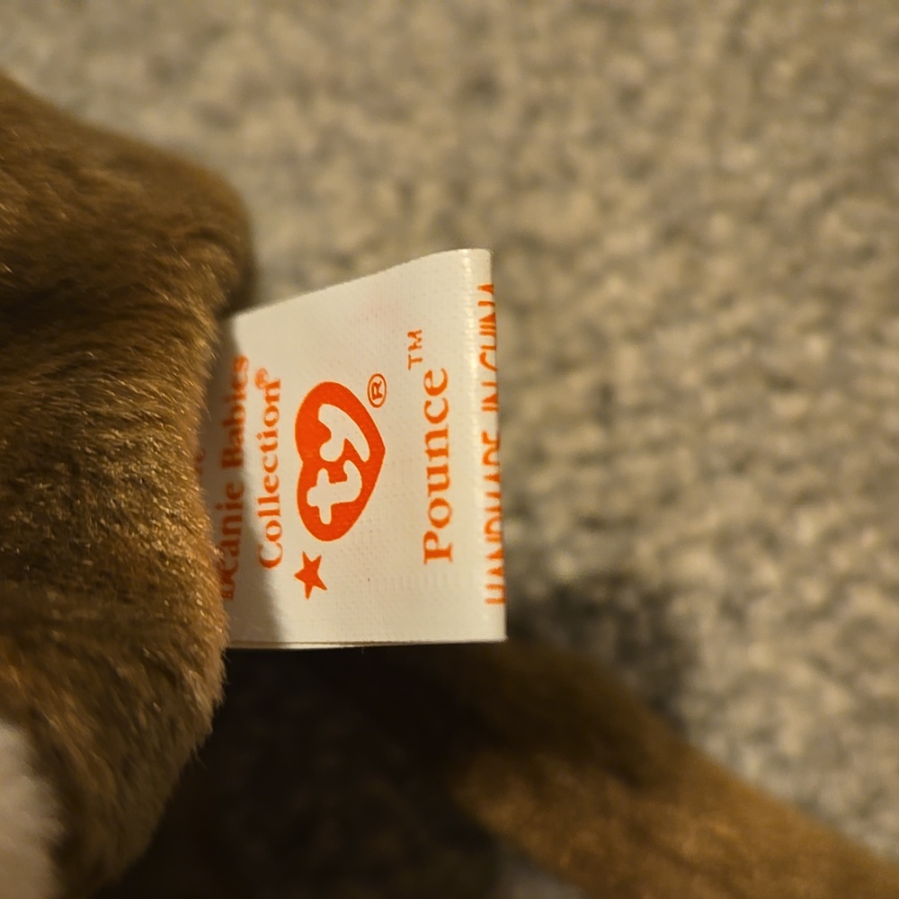 Pounce The Cat Ty Beanie Baby - Picture 4 of 6